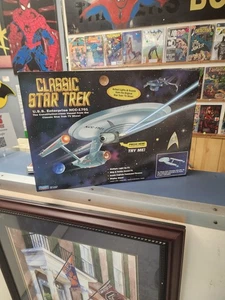 Playmates Classic Star Trek USS Enterprise Electronic, With Kirk, Spock, & Khan - Picture 1 of 5