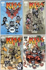 Kiss Kids Set 1-4 1 2 3 4 IDW Todos los Altos Grados Genial! Envío gratis - Imagen 1 de 5
