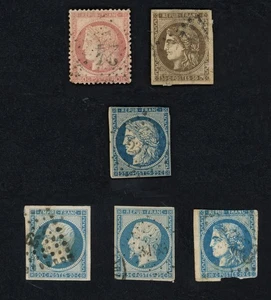France Stamps 1852-1870 Ceres & Napoleon Classics Used - Picture 1 of 2