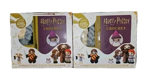 Harry Potter Crochet by Lucy Collin (2019, Trade Paperback / Kit) LOT OF 2 Kits! - Imagen 1 de 4