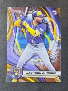 Jackson Chourio 2024 Bowman's Best Rookie Card Milwaukee Brewers - Picture 1 of 2
