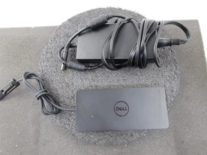 DELL D6000 USB 3.0 UHD 4K DOCKING STATION WITH 130W AC ADAPTER - Picture 1 of 8