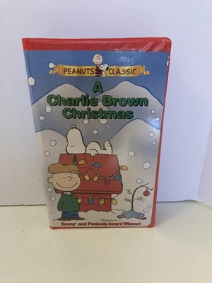 A Charlie Brown Christmas Clamshell VHS New Sealed Foto 1 de 4
