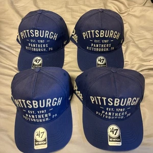 Pittsburg Panthers Dusted Laramie 47 Hitch Hat Lit Of 4 NWT $168  - Picture 1 of 5