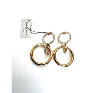 Anton Heunis Hoop Gold and Gem earrings  - Picture 1 of 7