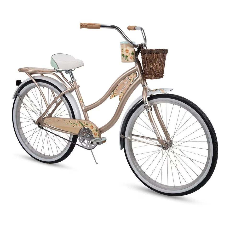 Bicicleta Cruiser Huffy Panama Jack Para Mujer Nueva En Caja. Oro rosa. Foto 1 de 4