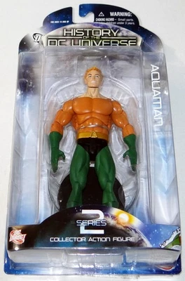 DC Direct History of the DC Universe Series 2 AQUAMAN *Sealed* Action Figure - Image 1 of 4