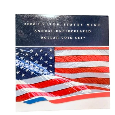 2008 United States Mint Annual Uncirculated Dollar Coin Set - Image 1 of 4
