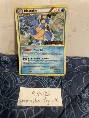 Pokémon TCG Blastoise #13 Unleashed-Prerelease Stamp FREE SHIPPING!!! - Image 1 of 4