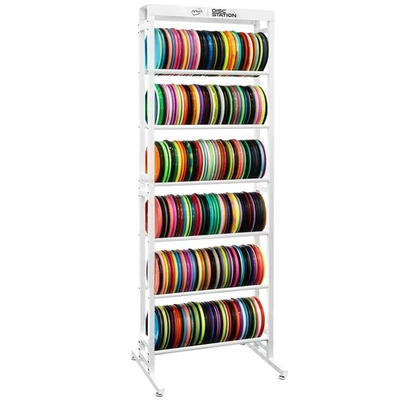 Disc Station Disc Storage Rack (6 Shelf/White) - Image 1 of 4