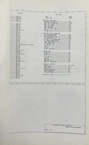 Lincoln Mark IV 1975 diagrama de cableado plegable esquema eléctrico 4 original 75 Foto 1 de 4