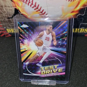 2024-25 Topps Cromo Baloncesto Mikal Puentes Prueba Drive #2/2 NEGRO GEOMÉTRICO - Imagen 1 de 3