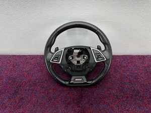 CHEVROLET CAMARO SS 2016-2023 OEM LEATHER PEDAL SHIFTER BEZEL STEERING WHEEL - Picture 1 of 12
