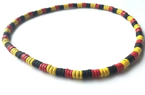 Surfer Necklace Men Unisex Choker Necklace Beach New Color Black Red Yellow - Picture 1 of 5