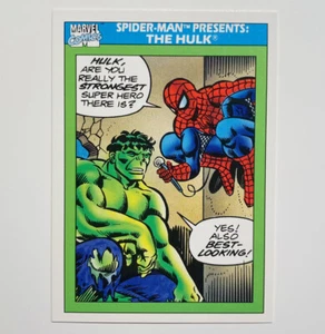1990 Marvel Universe Series 1 The Hulk #152 Near Mint Card - Bild 1 von 1