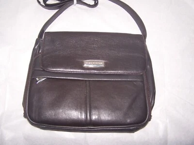 Hush Puppies黑色斜挎包皮革 — 第 1/4 张图片