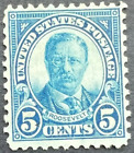 Scott#: 637 Theodore Roosevelt 5¢ 1927 BPE Perf 11x10½ single stamp MHNG - Lot 3