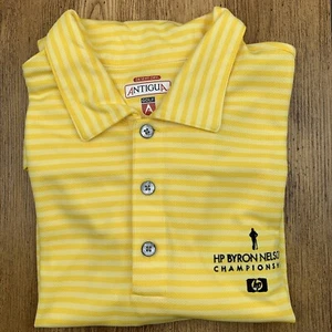 Polo Golf Antigua Byron Nelson Championship Uomo Taglia Media Giallo - Foto 1 di 5