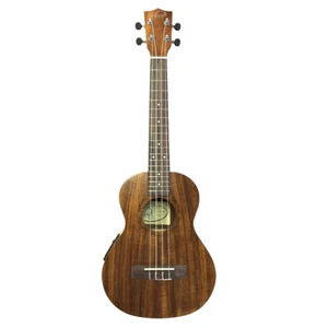 Tribute 25" Tenor Electric Pickup Acoustic Koa Wood Ukulele w/ Tuner - Picture 1 of 5