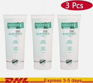 3X Smooth E White Babyface 6oz. Espuma Piel Blanca Sin Arrugas Sin Acné No Iónica - Imagen 1 de 6