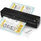 Hot A4 Laminator Set Laminating Machine For Office Home w/ 10 Pouches UK