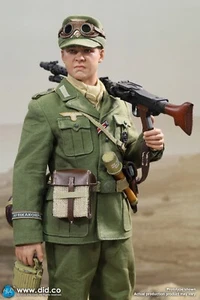 Figura de 12" escala 1:6 DiD Segunda Guerra Mundial alemán DAK Africa Corps MG34 Gunner Bialas - Imagen 1 de 17