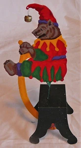 Department 56 made Vintage 1980s Christmas Elf Mobile, hand painted - Picture 1 of 2