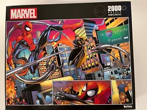BUFFALO. 2000 PIECE PUZZLE, MARVEL SPIDER-MAN , PERFECT CONDITION - Picture 1 of 2