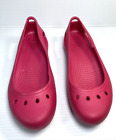 Crocs Kadee Ballet Flats Pink Slip On Comfort Shoes Women's W 7