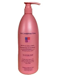 BIO KERATIN BIOTIN & KOLLAGEN VERDICKENDES SHAMPOO JUMBO GRÖSSE 33,8 OZ/1000 ML - Bild 1 von 1