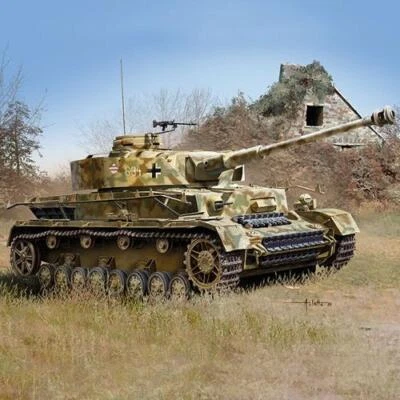 1:35 ACADEMY Tank German Panzer Iv Ausf. H Late Vers.Military 1944 Kit AC13528 - Immagine 1 di 2