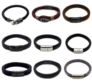 Echtes Lederarmband für Herren und Damen | 100% Leder | viele Varianten - Bild 1 von 68