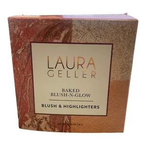 Laura Geller Baked Blush N Highlight Baked Glow(Wildflower, Portofino,F Vanilla) - Picture 1 of 2