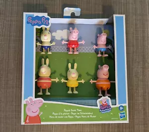 Peppa's Adventure Peppa's Swim Time Figur 6er Pack Pig And Friends Neu in OVP - Bild 1 von 2