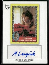 Maggic Langrick 2013 Topps Harry and the Hendersons 75th Anniversary Auto