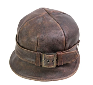 Nathaniel Cole 1-9628 BRAUN ECHTLEDER DAMEN KRONKORKEN Größe 8" - Bild 1 von 11