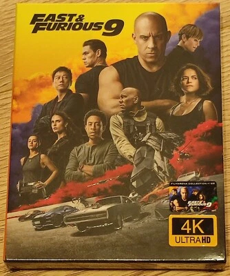 Filmarena Fast & Furious 9 4K+2D Steelbook Blu-Ray Full Slip NEW&SEALED!!! - Image 1 of 4