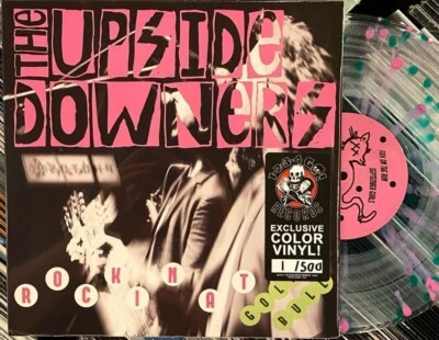 Green Day The Upside Downers Rockin @ Golden Bull RARE Clear Green Pink Splatter - Image 1 of 4