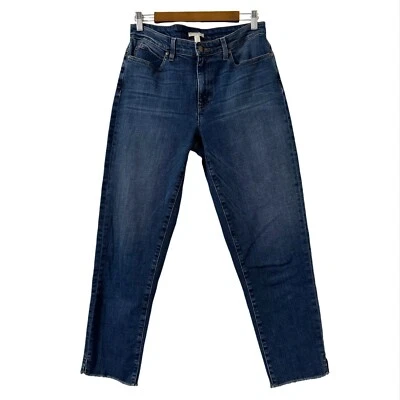Pantalones de mezclilla Eileen Fisher para mujer de algodón orgánico elástico para novio 6 minimalistas informales Foto 1 de 4