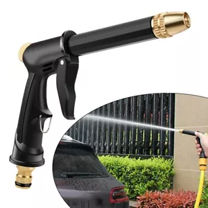 Hochdruck Wasserlanze Schlauch Strahl Düse Garten Auto Strom Sprühen Pistole - Bild 1 von 9