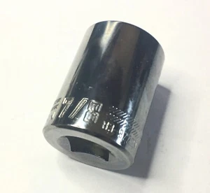 Craftsman 7/8" x 1/2" Dr Socket 83-922GM Gunmetal Chrome 6 Pt Free USA Ship - Picture 1 of 4