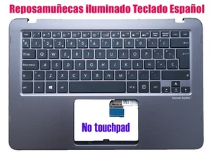 Reposamuñecas iluminado Teclado Español para Asus UX360U UX360UA Q324U Q324UA - Imagen 1 de 2