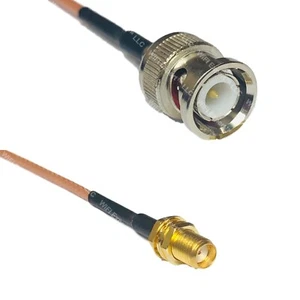 RG316 BNC MĘSKI na SMA ŻEŃSKI koncentryczny kabel RF USA-Wysyłka - Zdjęcie 1 z 1
