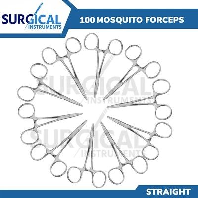 100 Piezas Fórcep Mosquito Cerradura Pesca con Mosca 5" Recto Grado Alemán Foto 1 de 4