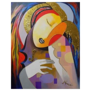 Arbe "Muse" Hand Signed Original Painting on Canvas with Letter of Authenticity. - Picture 1 of 2