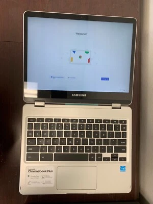 Samsung XE513C24-K01 Chromebook 12.3" 2 in 1 4G 32G Silver Keyboard Mulfunction - Image 1 of 3