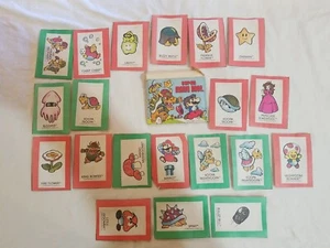 1989 Super Mario Bros PAPER CUT OUTS WITH ENVELOPE RARE PREOWNED READ DESC. - Picture 1 of 11