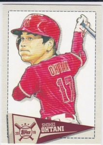 SHOHEI OHTANI 2019 Topps Big Head League Star Caricature ANGELS $$ DOGERS INSERT - Bild 1 von 2