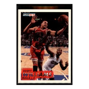 1993 Fleer #33 Scott Williams Chicago Bulls Basketball Card - Picture 1 of 2