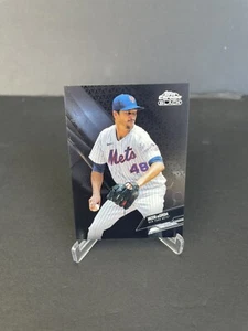 2021 Topps chrome black Jacob DeGrom number 93 - Picture 1 of 5